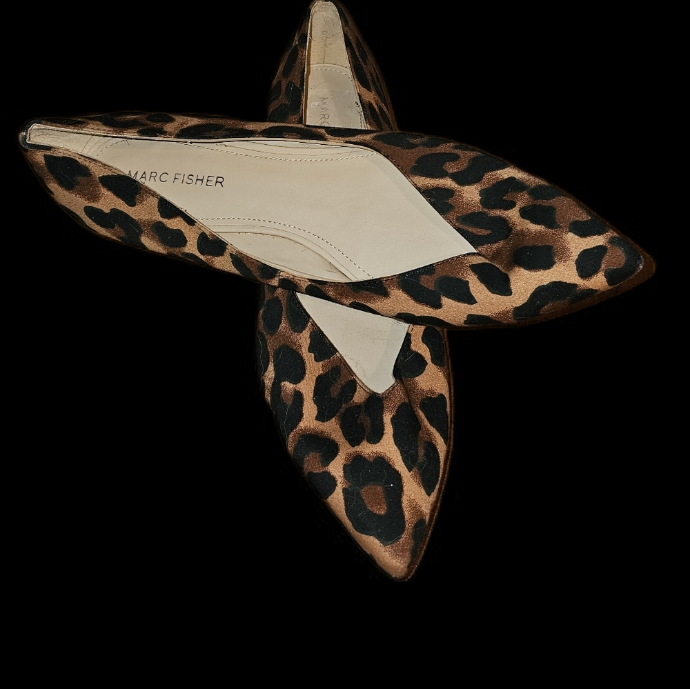 Marc Fisher Leopard Print Heels